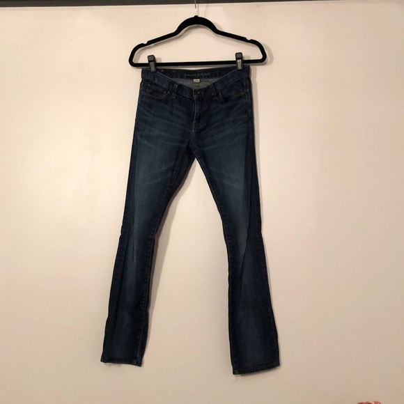 Banana Republic Dark Wash Straight Leg Jeans - Picture 4 of 4